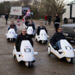 Sinclair C5 fans gather to celebrate the 40th anniversary of the iconic car