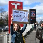 Who is behind the anti -Elvan Mesak protests that target Tesla in London?