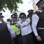 London protests to live updates: Police arrested 150 people as hundreds of rallies in support of Palestinian action