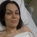 Jessie Jay was hospitalized six weeks after breast cancer surgery